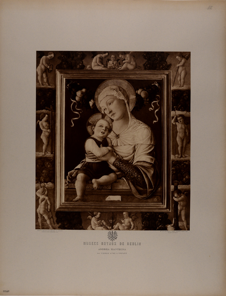 Mantegna Andrea, La vierge avec l enfant