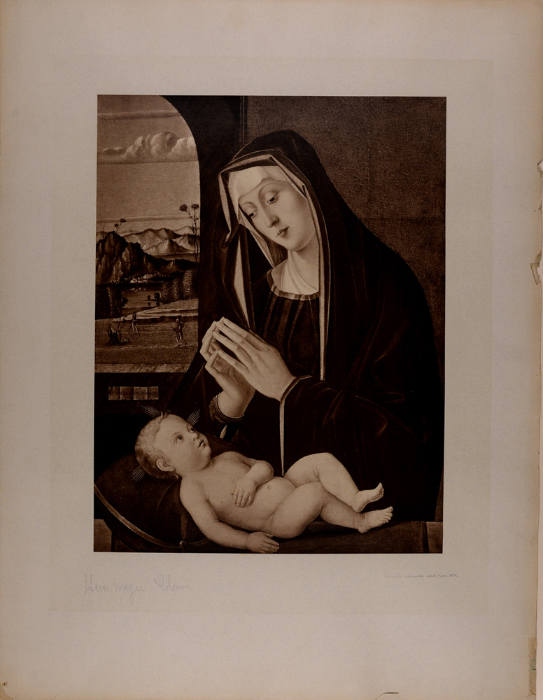 Scuola veneta del XV sec., Madonna con bambino