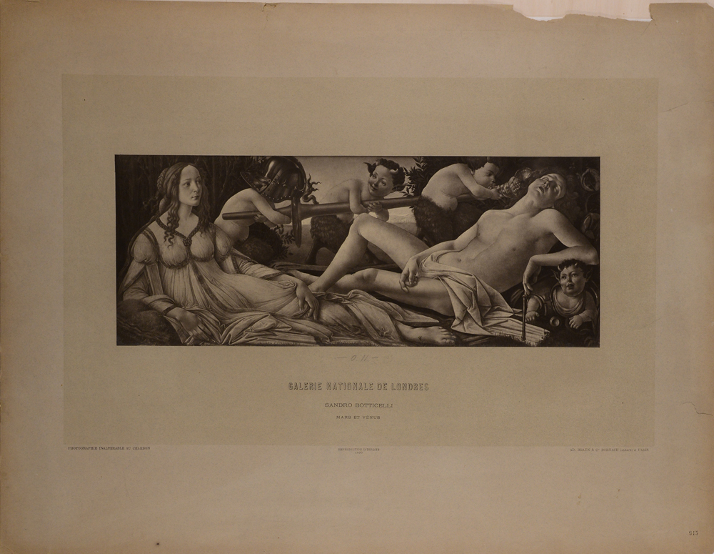 Filipepi Alessandro (Botticelli), Mars et Venus