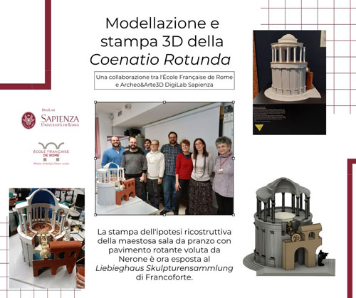 Modellazione e stampa 3D della Coenatio Rotunda