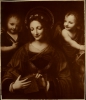 Luini Bernardino, Sainte Catherine et deux anges