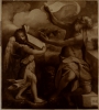 Moretto da Brescia, San Girolamo penitente nel deserto sfoglia la Bibbia sorretta da un angelo