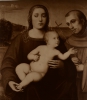 Anonimo, Madonna con Bambino e san Francesco